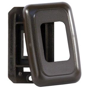12195 Single Switch Base And Face Plate - Brown