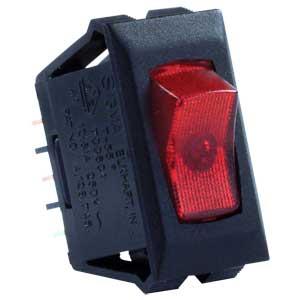 12515 120V On-Off Switch - Red-Black Pack 1