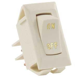 LABELED 12V ON/OFF SWITCH, IVORY