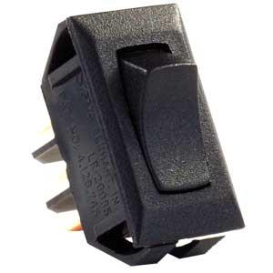 STANDARD 12V ON/OFF/ON SWITCH, BLACK