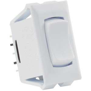 12V MOM-ON/OFF/MOM-ON SWITCH, WHITE