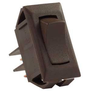 12715 12V On-Off Switch - Brown