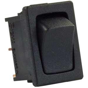 128115 12V On-Off Switch Mini Black