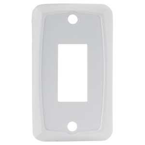 128415 Single Switch Plate White