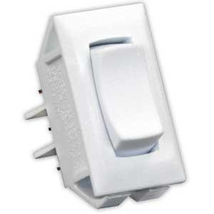 13435 Spdt On-Off-On Switch - White