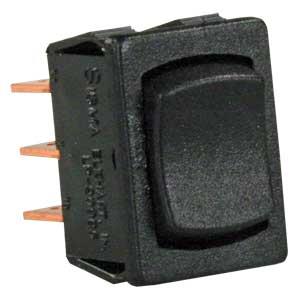 13445 Dpdt Mini On-Off-On Switch - Black