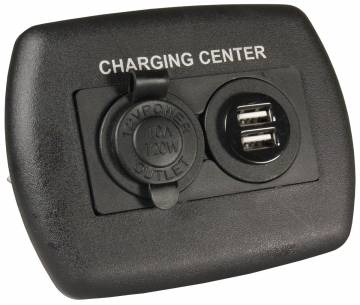15095 Usb Charging Center Black