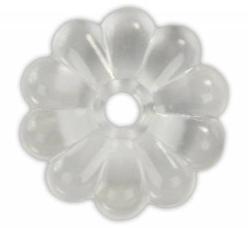 20465 Plastic Rosettes Clear