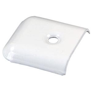 49655 Metal Vinyl End Caps - Polar White