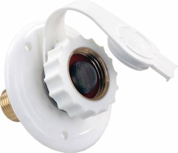 62145 City Water Flange- White- Plastic