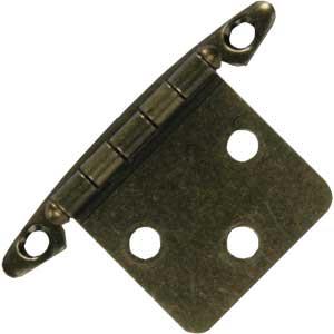 FREE SWING FLUSH MOUNT HINGE, ANTIQUE BRASS