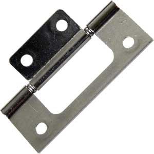 70645 Non-Mortise Hinge - Chrome
