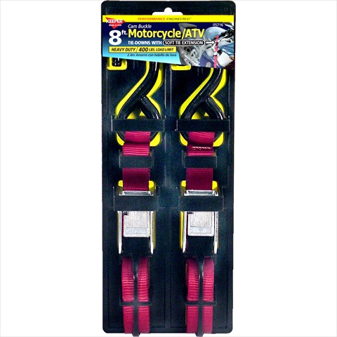 Picture of HAMPTON PROD 5716 8 Ft. X 1 In. Soft-Tie Cycle Cam Tie-Down With S-Hooks