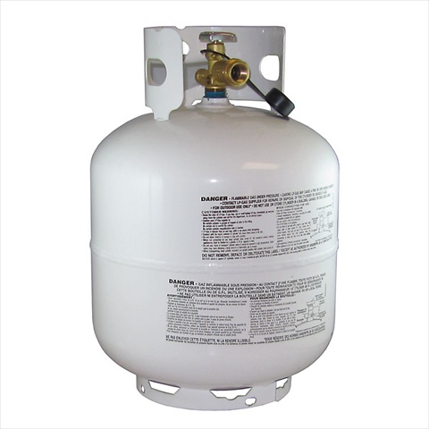 1166TC2 Propane Tank 30 Pound Capacity White Steel