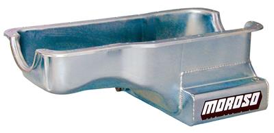 20502 8 in. Oil Pan Street Strip - Silver - 7 Quart