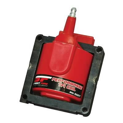 5527 Street Fire Wires Ignition Coil, Ford Tfi, Red