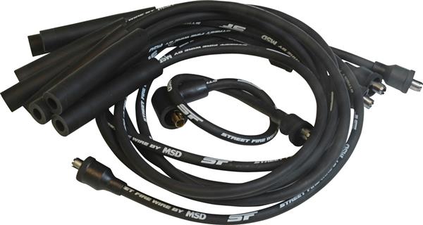 5530 Street Fire Wires Spark Plug Wire Set, Black