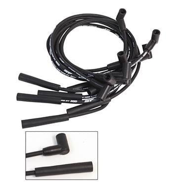 5540 Street Fire Wires Spark Plug Wire Set, Black