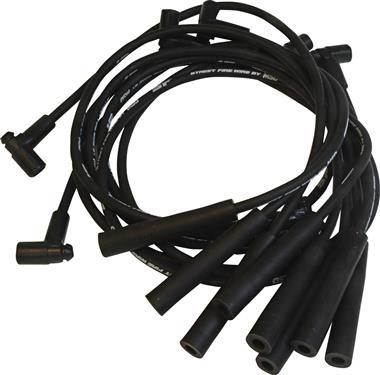 5560 Street Fire Wires Spark Plug Wire Set, Black