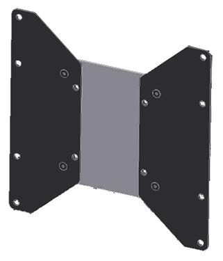 Picture of MOR/RYDE TV54009H Small Adaptor Plate TV Mount