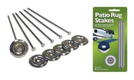 Presto Fit 22001 Camping Mat Anchor - Patio Rug, 6-Pack