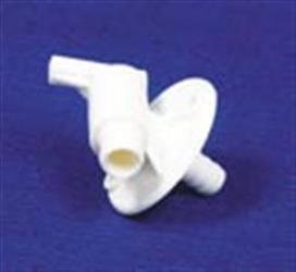 18959CW 0.37 In. Barb Drain Valve- Colonial White