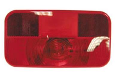 V2592125 Trailer Light Lens, Rectangular