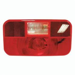 Peterson Manufacturing Peterson Mfg Incandescent Stop/Turn/Tail, Rectangular, Rv w/ Reflex w/ Back-Up Light in Red | Camping World