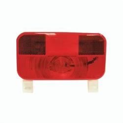 Peterson Manufacturing Peterson Mfg Incandescent Stop/Turn/Tail, Rectangular, Rv w/ Reflex w/ License Light & Bracket in Red | Camping World