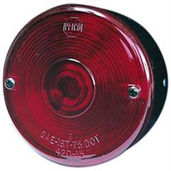 Peterson Mfg V428S 3.75 In. Round Tail Light- Red