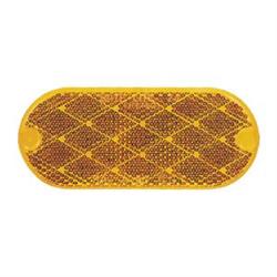 V480A Oval Reflector Amber- Pack - 2