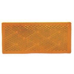 Amber Lens 318 Length x 138 Width Rectangular Without Housing Adhesive Backing