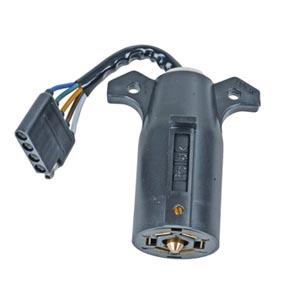 12718 Tow Wiring 7-Way Rnd 5-Way Flat Adapter-Bulk