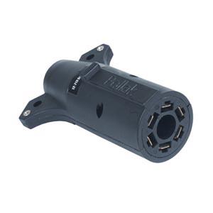 12719 Tow Wiring 7-Way RV To 6-Way Round Adapter