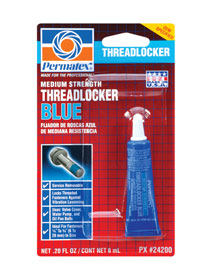 24200 Medium Strength Threadlocker- Blue