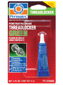 Permatex Penetrating Grade Threadlocker Green Fast-Acting Formula (29000)