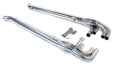 H1165 Exhaust Side Pipes - Silver - 63 In.