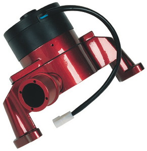 66225R Electric Water Pump, Aluminum - Red