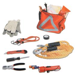 Performance Tool W1555 Deluxe Roadside Emergency Assistance Kit w/ Jumper Cables