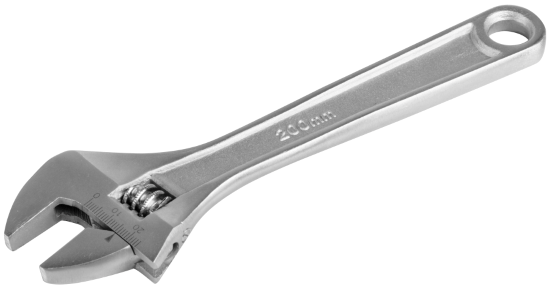W30708 8 In. Adjustable Wrench