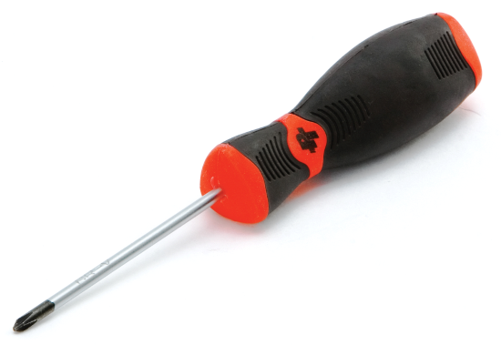 Performance Tool W30960 Phillips Screwdriver, #0 Tip, with 2-1/2" Shaft, Clear Handle