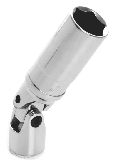 Performance Tool 3/8" Drive 5/8" U-Joint Spark Plug Socket (W38161)
