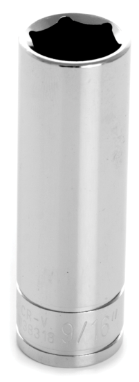 W38318 0.38 In. Drive 0.56 In. 6 Point Deep Well Socket