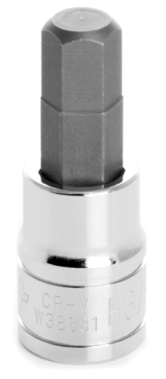 W38881 0.38 In. Drive 0.38 In. Hex Bit Socket