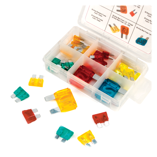 Performance Tool W5370 33-Piece Master Fuse Assortment , black