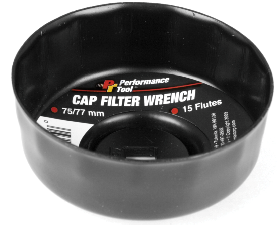 W54116 Filter Cap Wrench 75 & 77 mm., 15 Fl