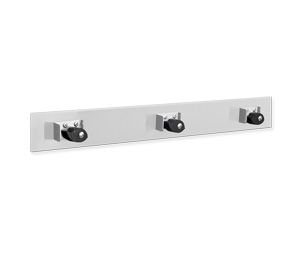 Picture of AJW UJ13C 48 In. Mop Holder Strip & Shelf&#44; 5 Holders - Surface Mounted