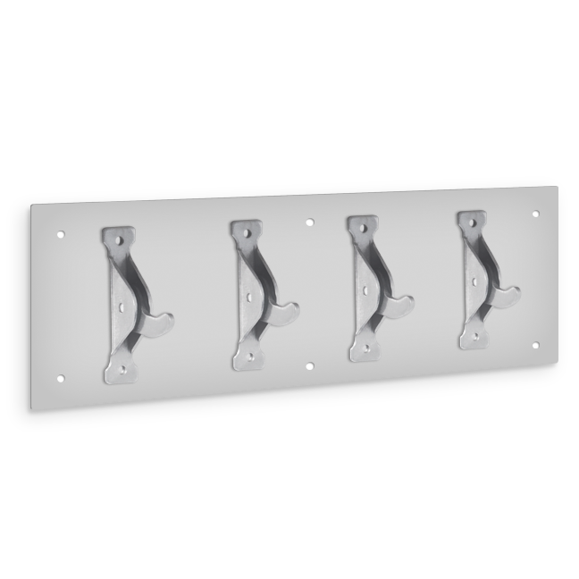 Picture of AJW US39 18 In. Collapsible Security Hook Strip- 4 Hooks- Exposed Mounting - Surface Mounted
