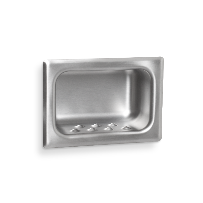 Picture of AJW US80 Security Soap Dish&#44; Chase Mount - Recessed