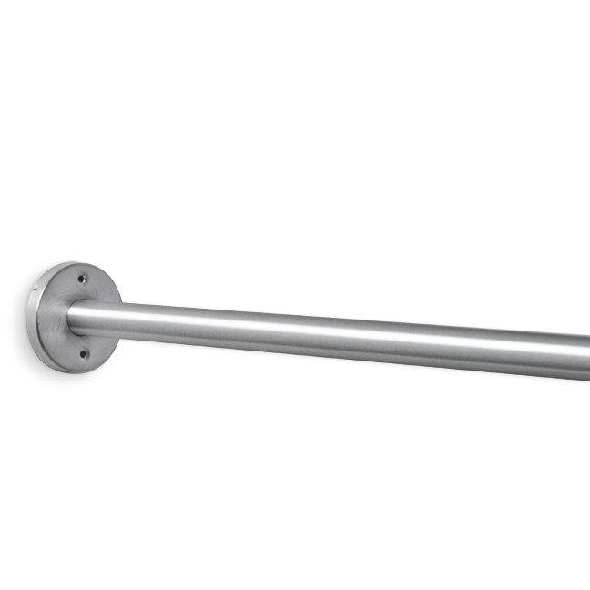 Picture of AJW UX1-K36 1 In. Diameter Shower Curtain Rod&#44; 36 In. L - K-Type Flange